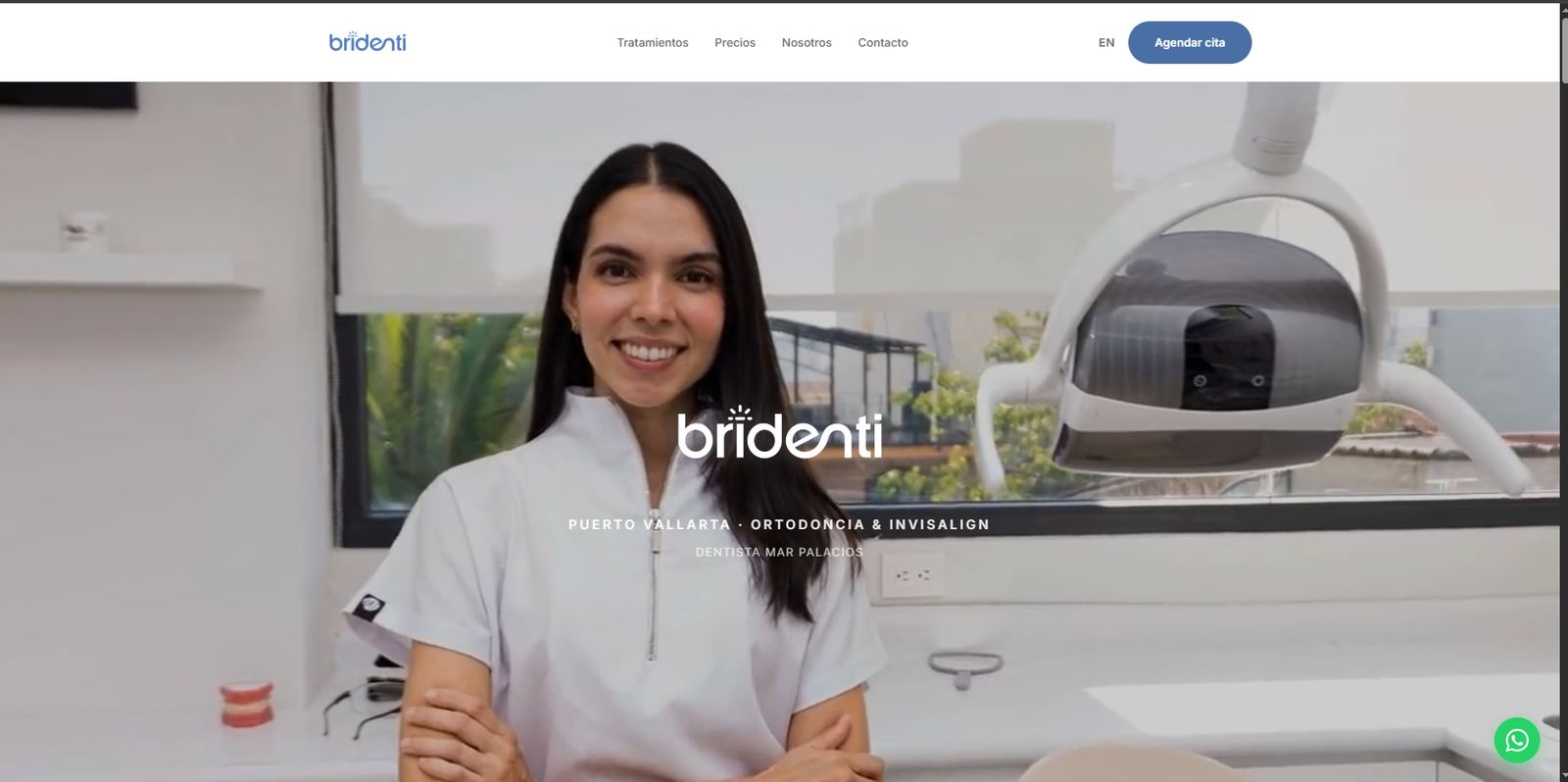 Bridenti Dental Clinic website