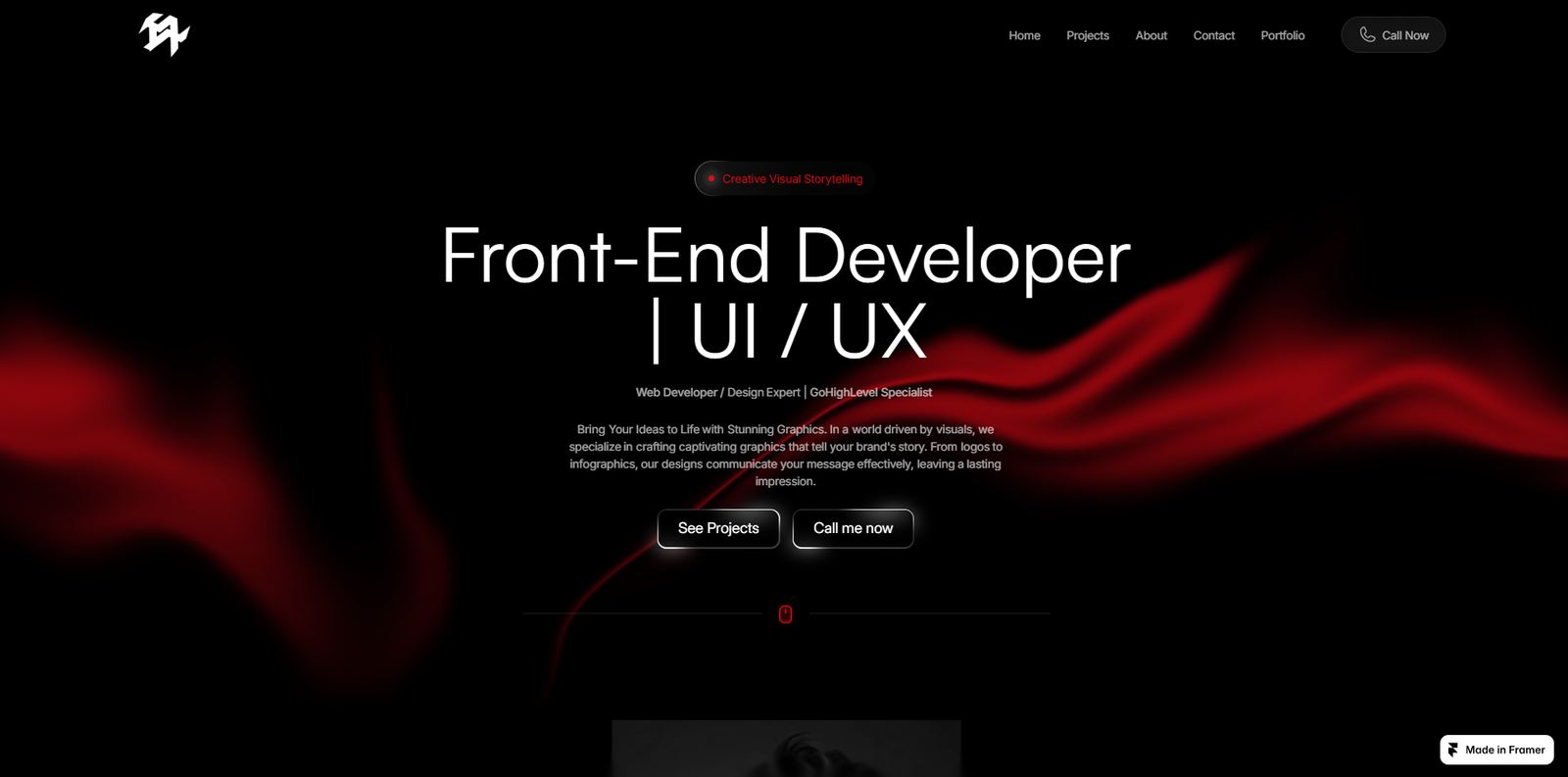 Front-end developer portfolio