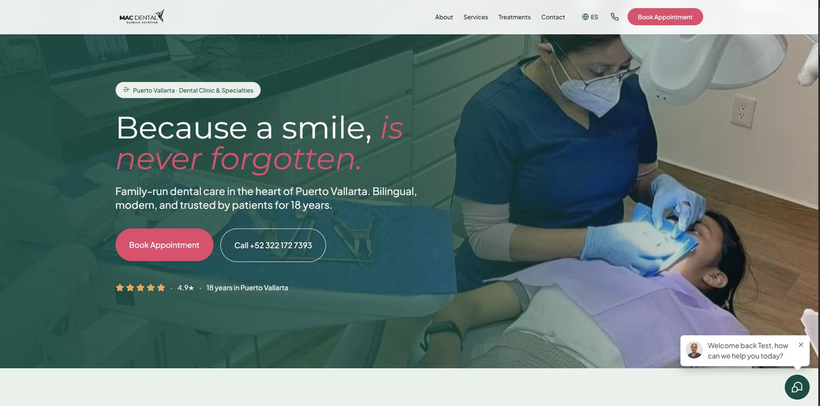 Macdental PV website