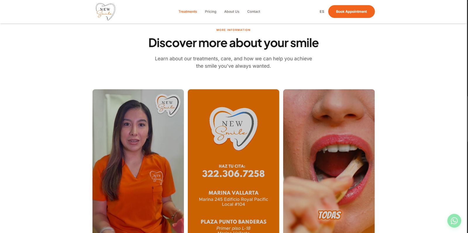 NewSmile website