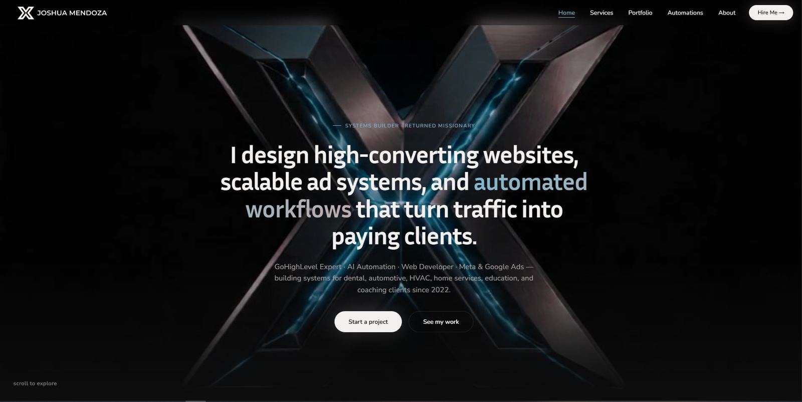 New portfolio site