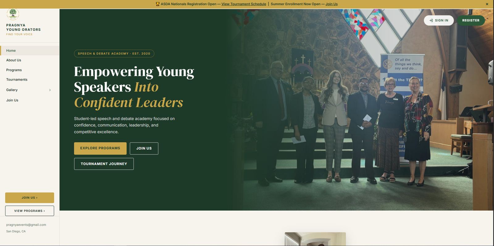 Pragnya Cultural Society website