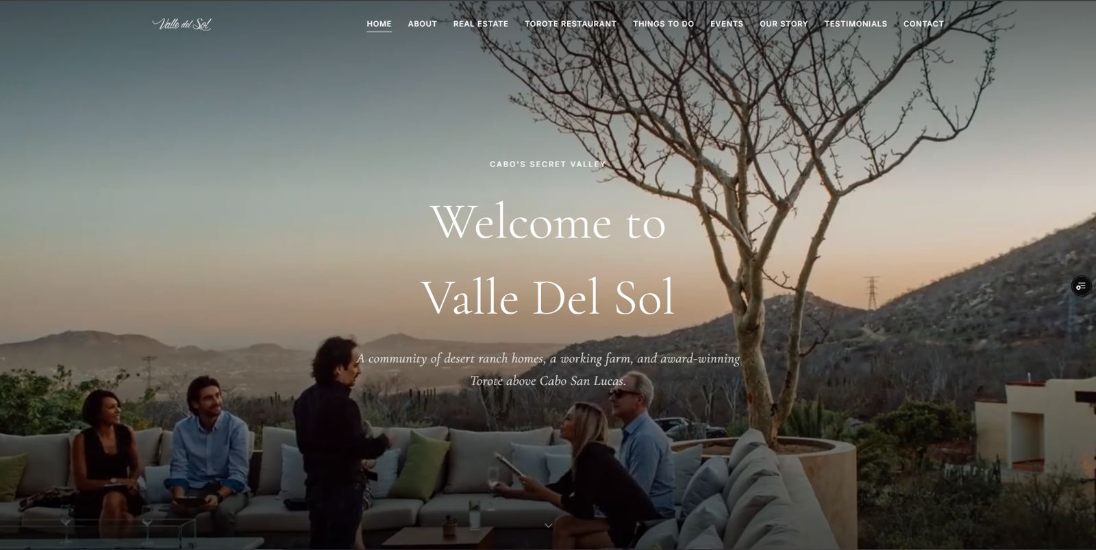 Valle Del Sol homepage — Cabo's Secret Valley