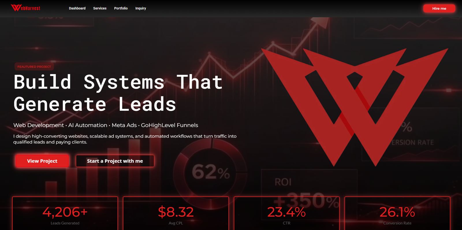 WebHarvest new portfolio